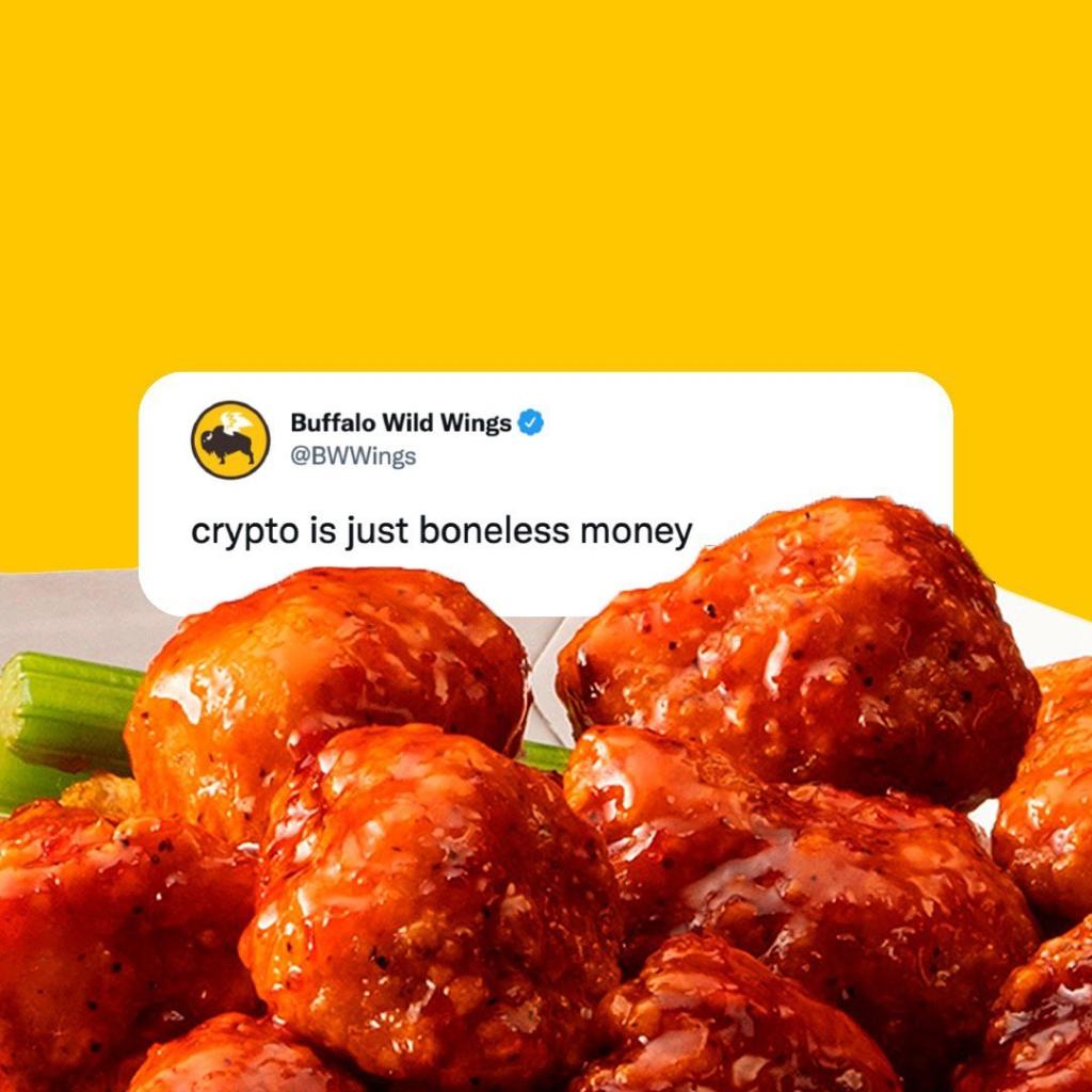 Buffalo Wild Wings' boneless wings.