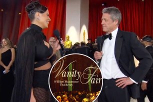 Hugh Grant and Ashley Graham gave us the most entertaining moment of the Oscars.
