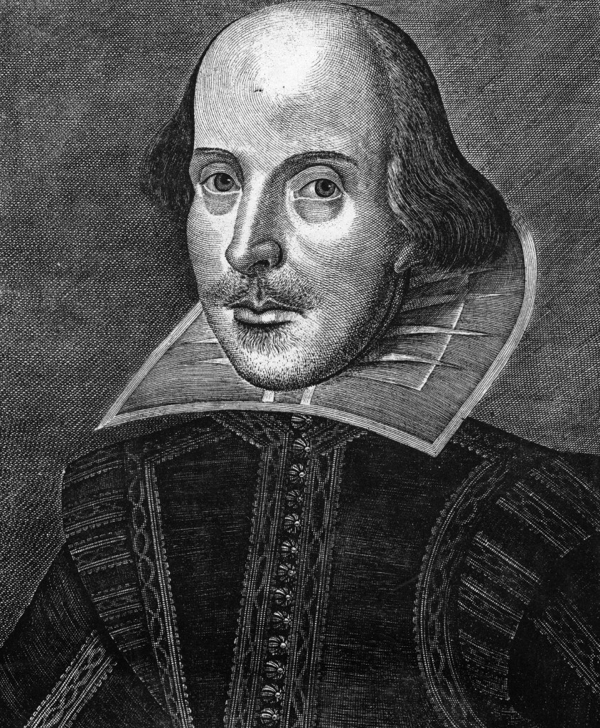 1623, English dramatist, William Shakespeare (1564 - 1616). 