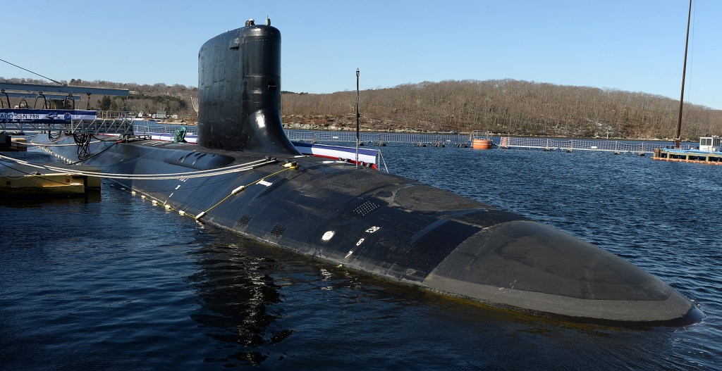 The Virginia-class fast attack submarine USS Colorado