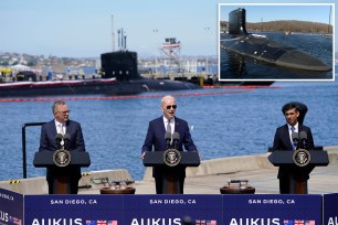 President Biden announced on Monday that the US will sell at least  three nuclear-powered attack submarines to Australia amid fears over China’s recent military buildup. 