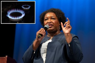 Stacey Abrams and a gas stove