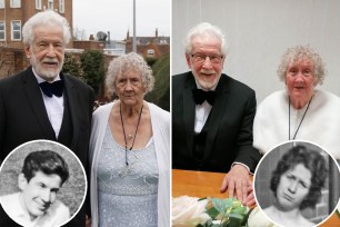 After they were forced to call off their engagement as teenagers, this couple got married 60 years later.