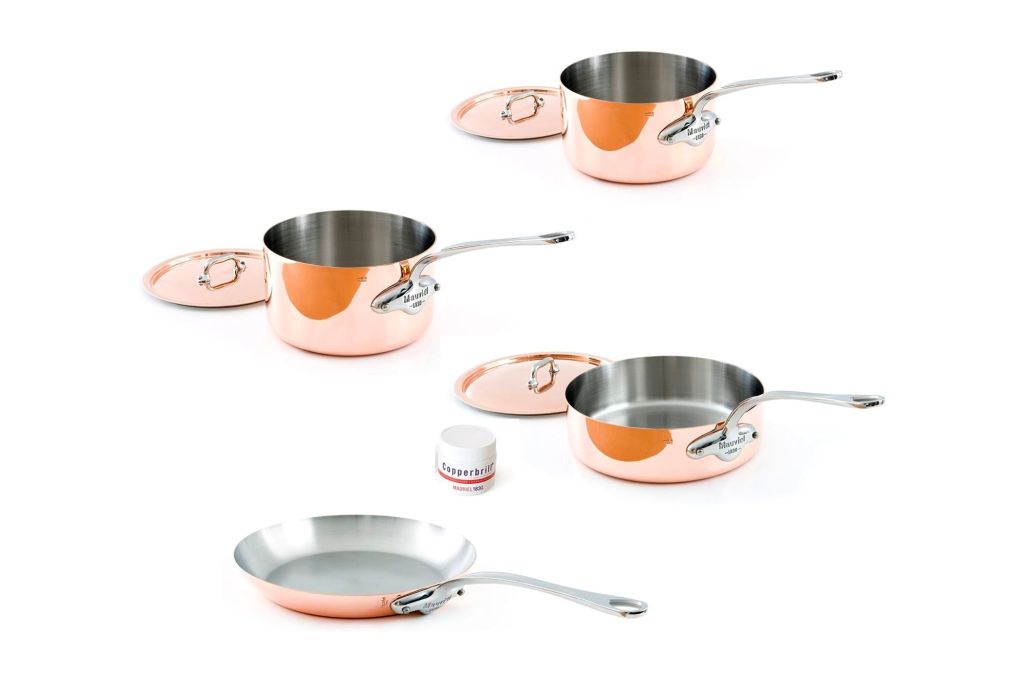 Copper cookware 7 piece set