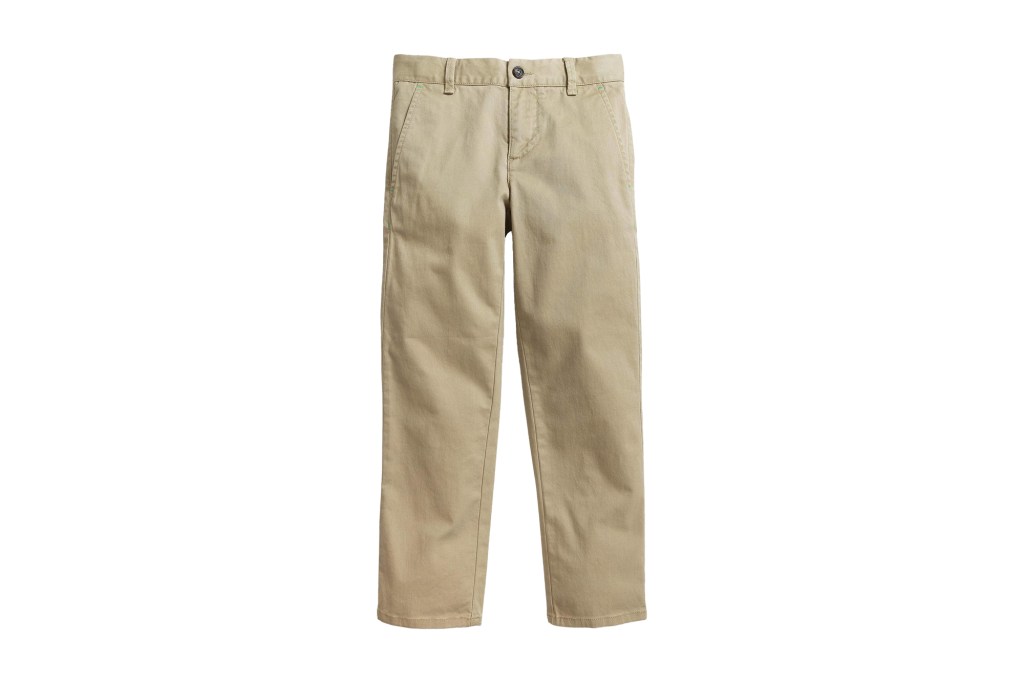 A pair of tan pants.