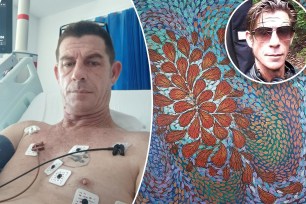 A man was left blind after cracking his own neck went wrong.