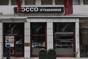 Rocco's Steakhouse at 72 Madison Ave.