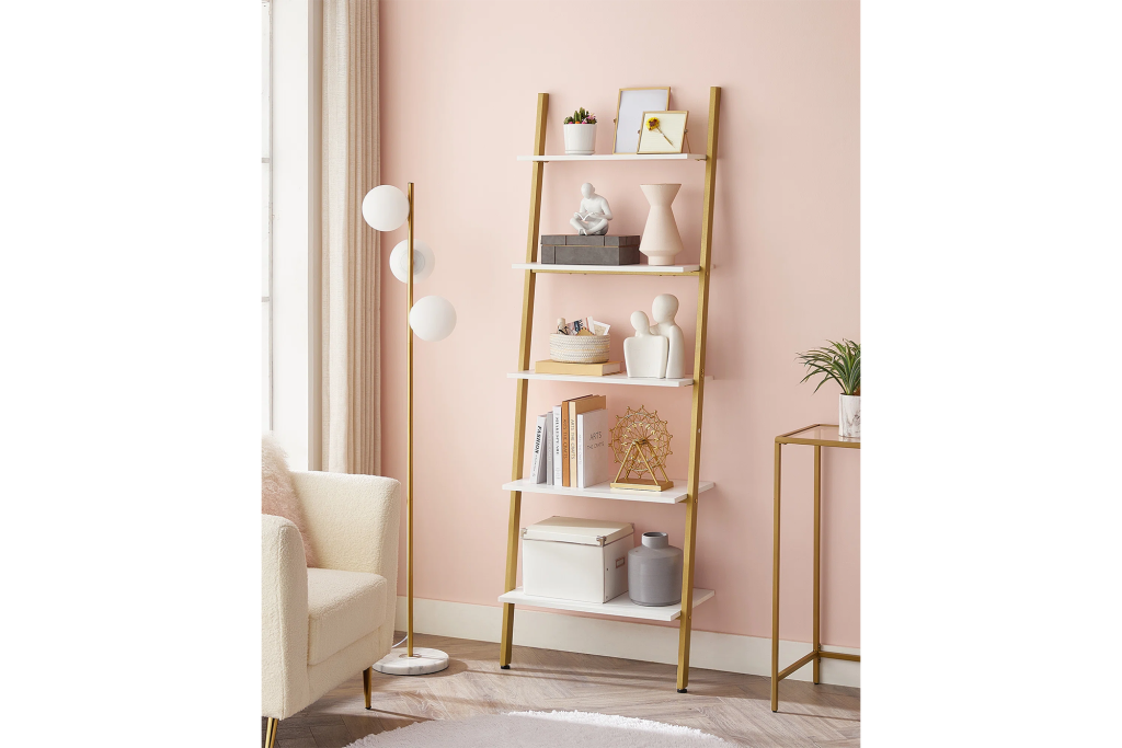 Foundstone Lacuna Steel Ladder Bookcase