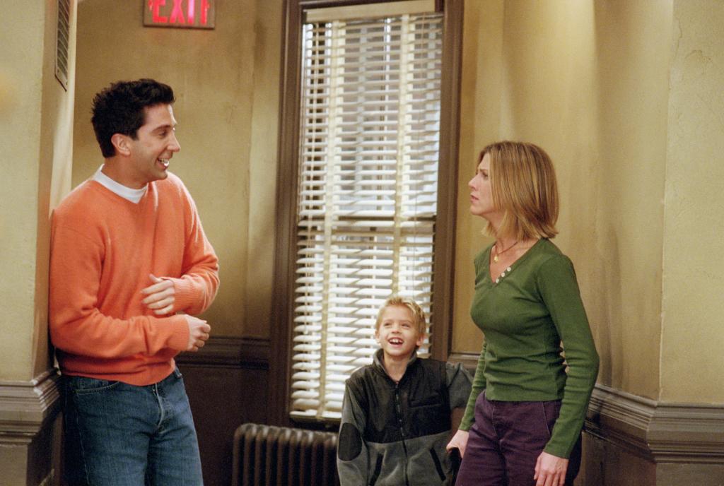 Cole Sprouse starred as Ross Gellar's son in the hit 90's sitcom, "Friends" and even admitted that he had a crush on Aniston while they filmed.