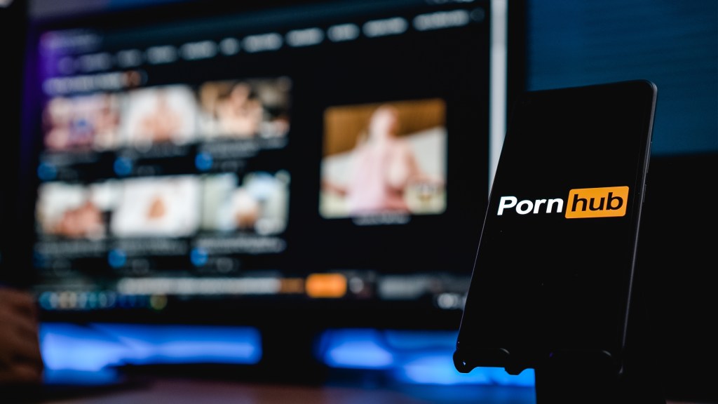 Pornhub screen