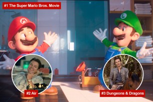 The Super Mario Bros. Movie, Air, Dungeons & Dragons: Honor Among Thieves