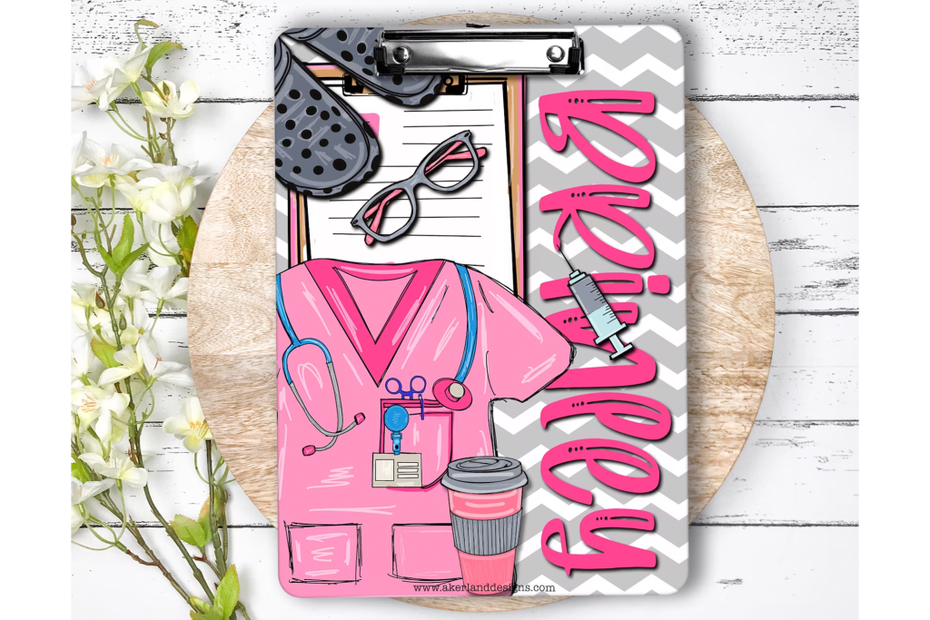 Personalized Nurse Clipboard