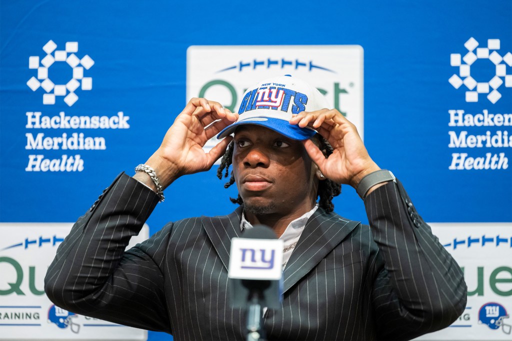 Deonte Banks was the Giants' first-round pick on Thursday.