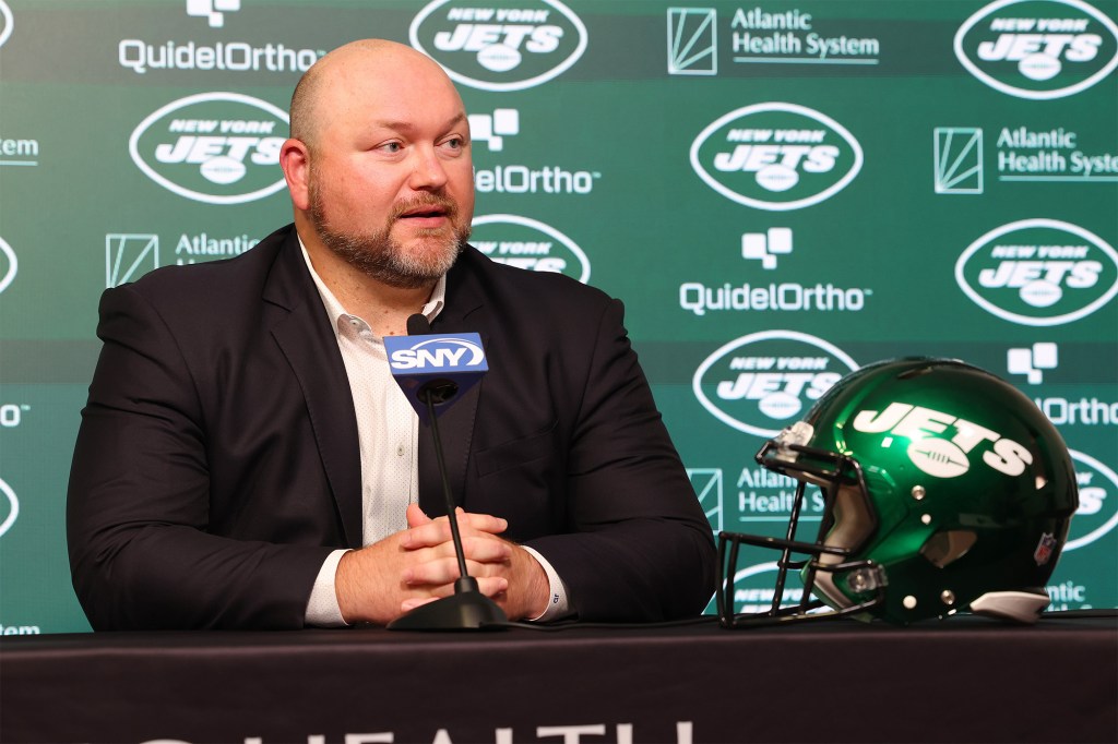 Joe Douglas and the Jets traded down eight spots.