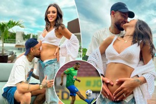 Brazilian soccer star Neymar and his girlfriend Bruna Biancardi are expecting their first child together.