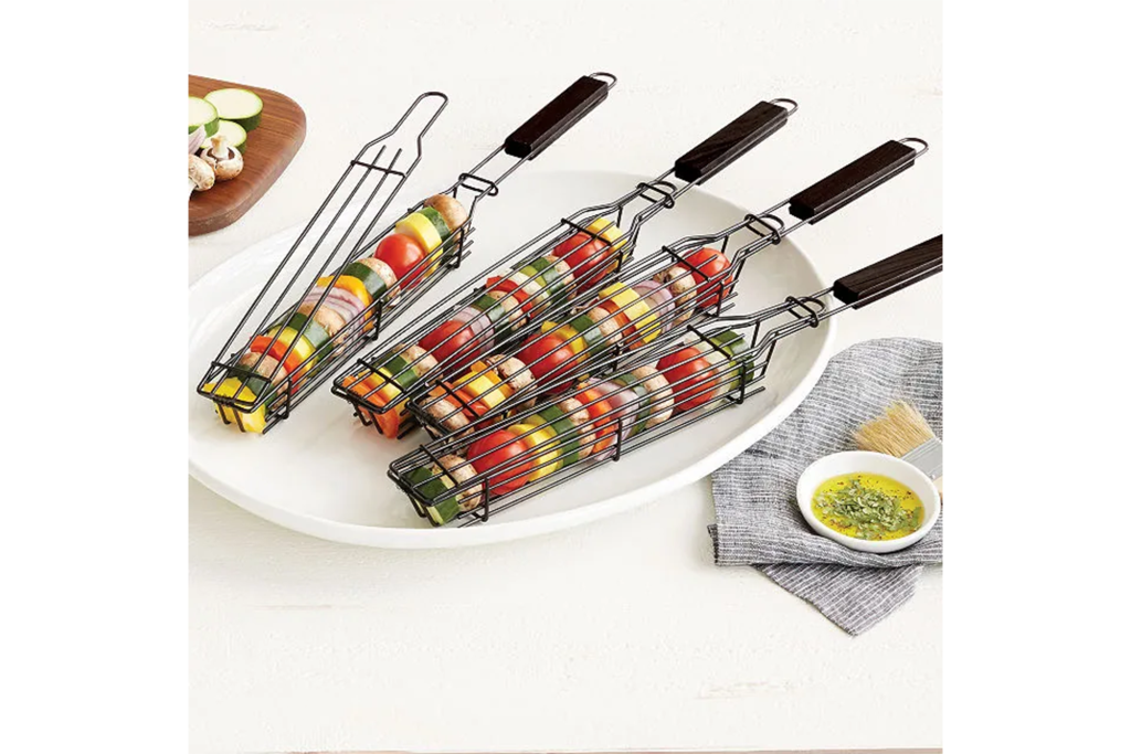 Uncommon Goods Kabob Grilling Baskets (Set of 4)