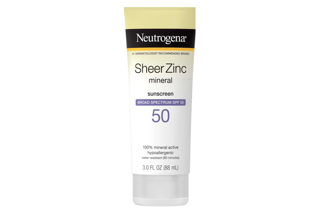 Neutrogena Sheer Zinc Mineral Sunscreen SPF 50