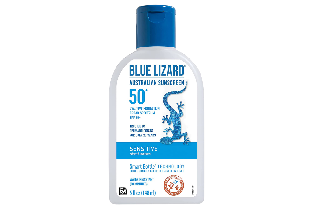 Blue Lizard Sensitive Mineral Sunscreen with Zinc Oxide SPF 50+