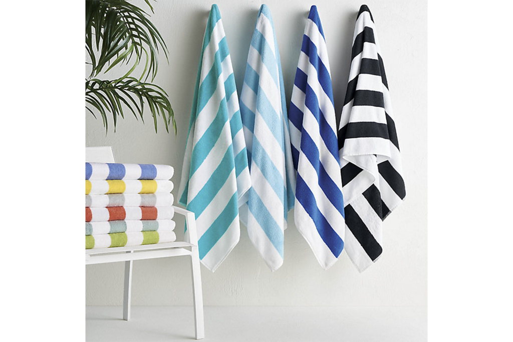 Frontgate Resort Collection Cabana Stripe Beach Towel