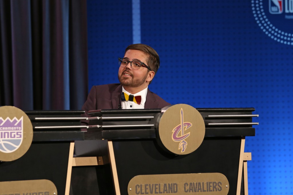Nick Gilbert at the 2018 NBA Draft Lottery.