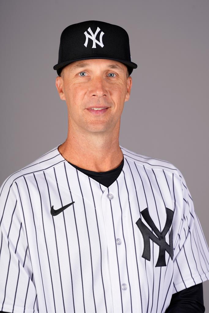 Yankees first base coach Travis Chapman.