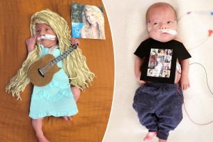 In honor of Taylor Swift's return to Nashville for the Eras Tour, Swiftie nurses there decided to dress up babies in the NICU unit as different Swift eras.
