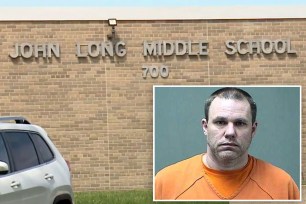 David Schroeder, a Grafton teacher at John Long Middle School, faces a felony charge of terrorist threats after prosecutors say he threatened his students in class on May 12.