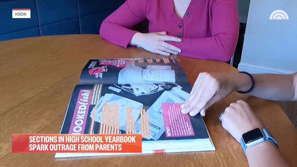 Parents upset over raunchy yearbook