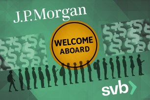 JPMorgan, SVB logo