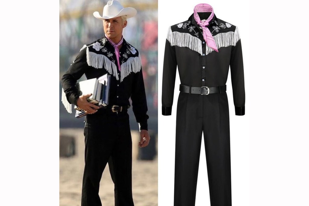 Ken Black & White Cowboy Costume