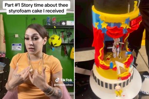 A New York mother —who goes by Shay and @thebabyshay on TikTok — revealed she paid nearly $800 for her son's birthday cake that was made out of styrofoam.