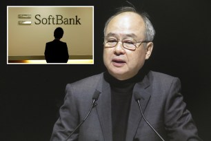 SoftBank Group Corp. CEO Masayoshi Son speaks at a regular shareholders' meeting of the company in Tokyo on June 21, 2023.