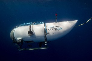 The OceanGate Titan submarine 