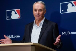 MLB commissioner Rob Manfred