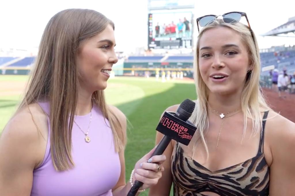 Olivia Dunne spoke to Hurrdat Sports about the "surreal" Sports Illustrated Swimsuit moment.