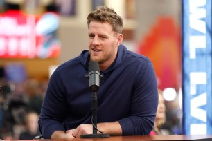 J.J. Watt speaks on radio row before Super Bowl 2023.