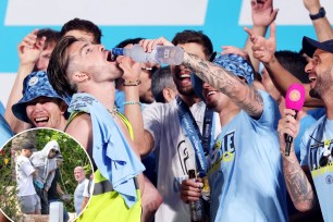 Jack Grealish wildly hungover after Man City's Champions League win