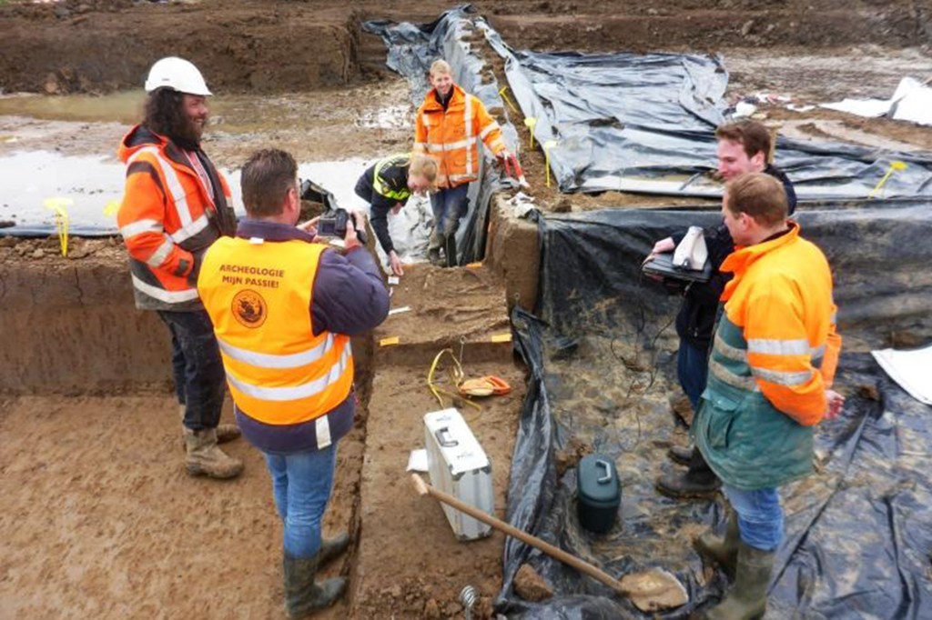 Archeologists in the Netherlands uncovered an ancient burial ground.