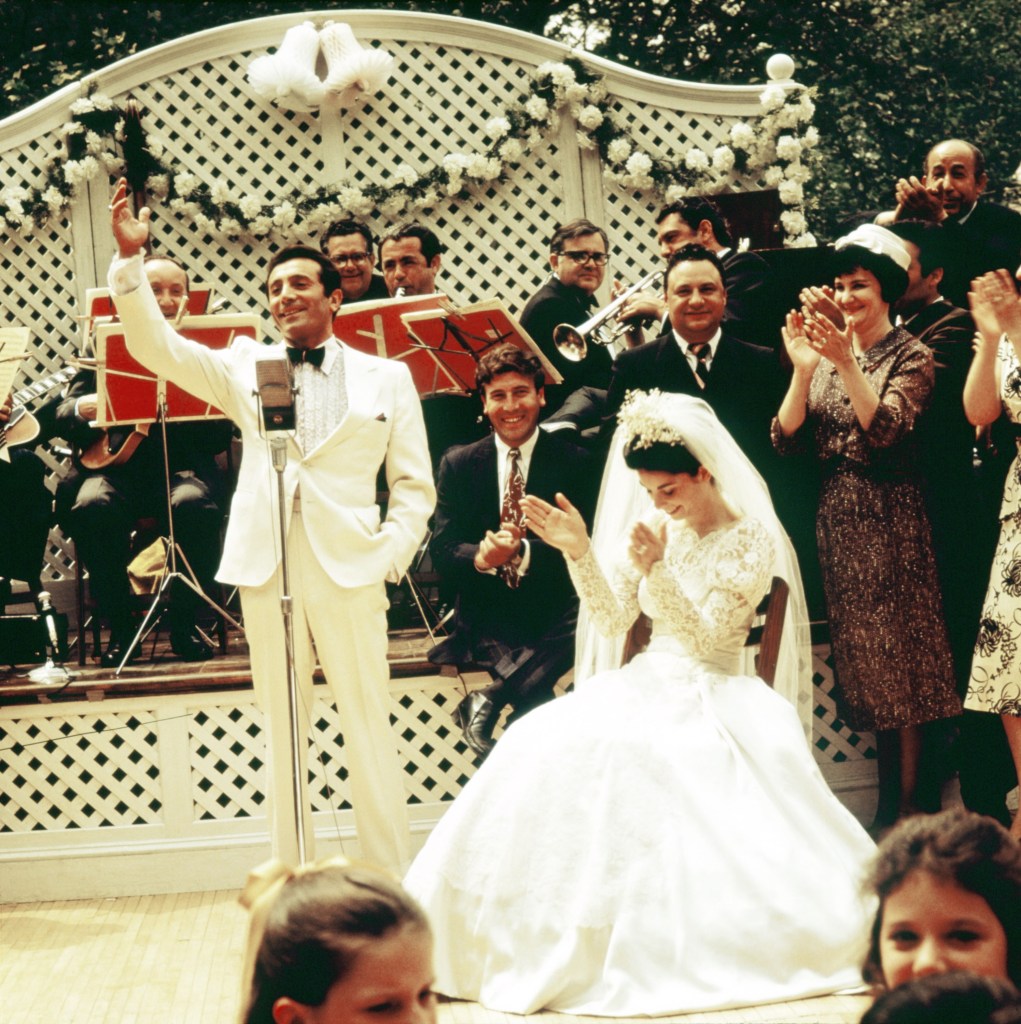 Al Martino and Talia Shire in the wedding scene from "The Godfather"