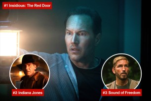 Insidious: The Red Door, Indiana Jones and the Dial of Destiny, Sound of Freedom