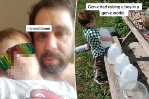 A self-proclaimed Gen X dad from Wisconsin is under fire for his unique method of punishing his 4-year-old son in a "Gen Z world."