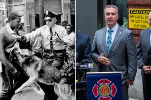 A photo of FDNY-Uniformed Fire Officers Association President James McCarthy