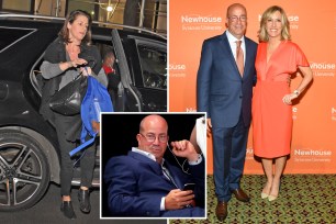 Former CNN boss Jeff Zucker was seen holding hands not with his current girlfriend Allison Gollust, but with married CNN anchor Alisyn Camerota while the three were attending Don Lemon's weekend bash in the Hamptons.