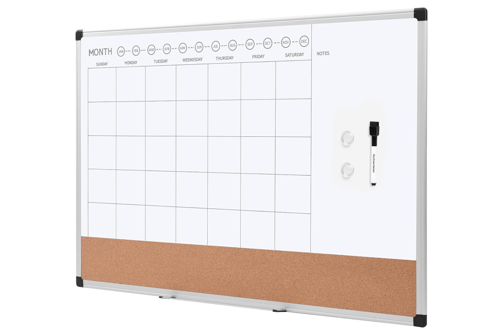 Amazon Basics Monthly Calendar Whiteboard