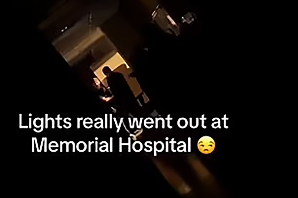 A video uploaded to TikTok appeared to show Adventist Health White Memorial Hospital during a power outage overnight. 