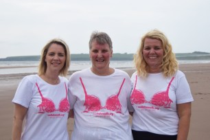 Barbara-Ann MacKay, Audrey Anderson and, Sarah-Jane Shellard are now in remission, the trio are fundraising for breast cancer research.