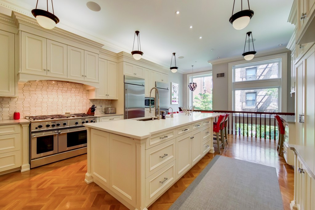 Unsurprisingly, the 45 W. 95th St. home has other great features included in the sale, such as this massive kitchen.