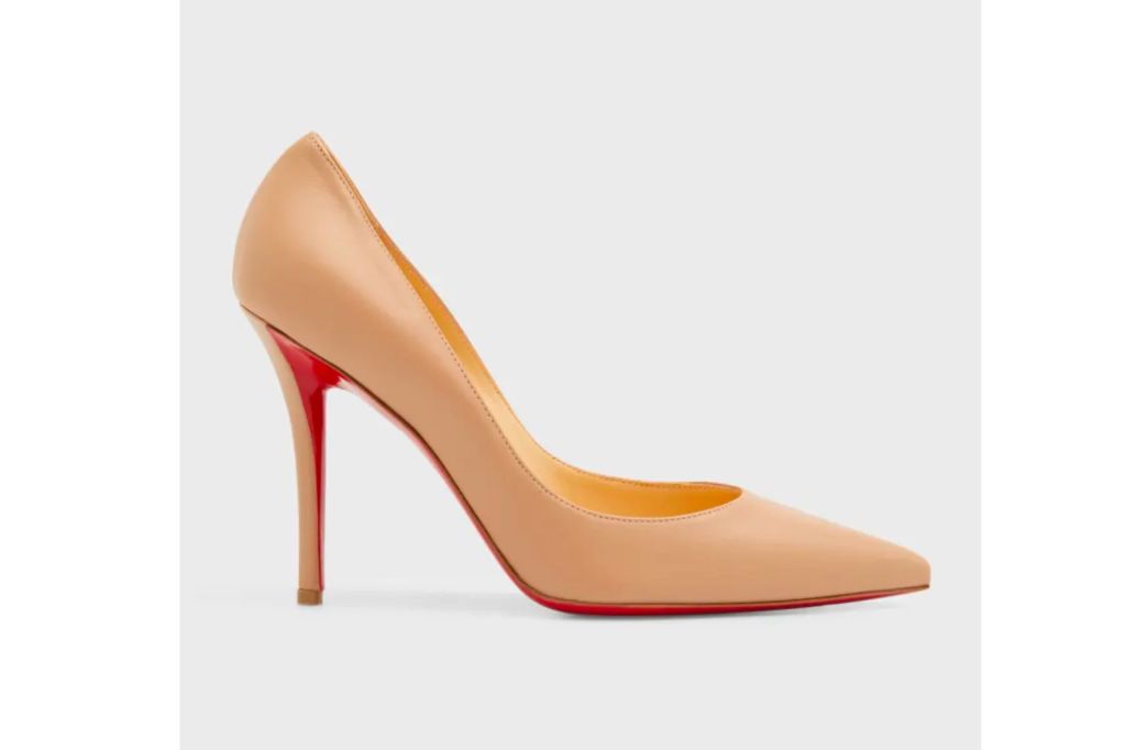 A single nude shoe from Louboutin