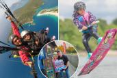 Mary Jones, 10, loves extreme sports.