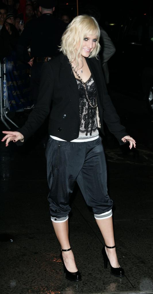 Ashlee Simpson can be seen wearing a variation of jorts in 2005.